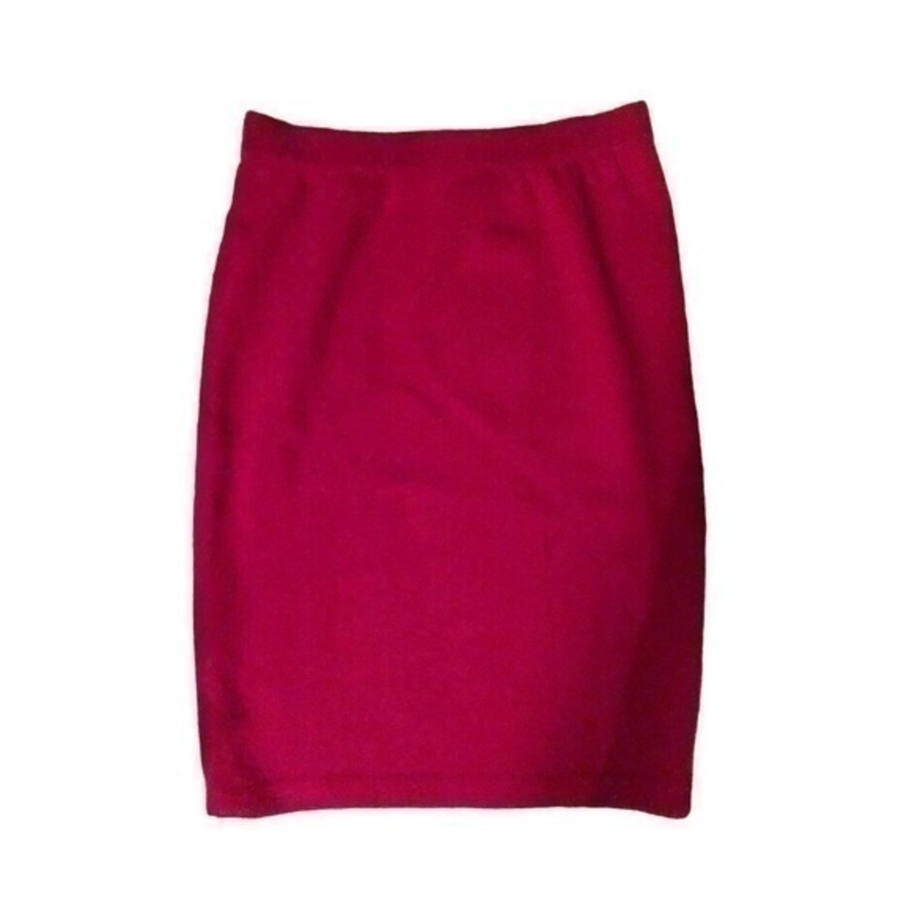 St. John collection by Marie Gray red knit skirt